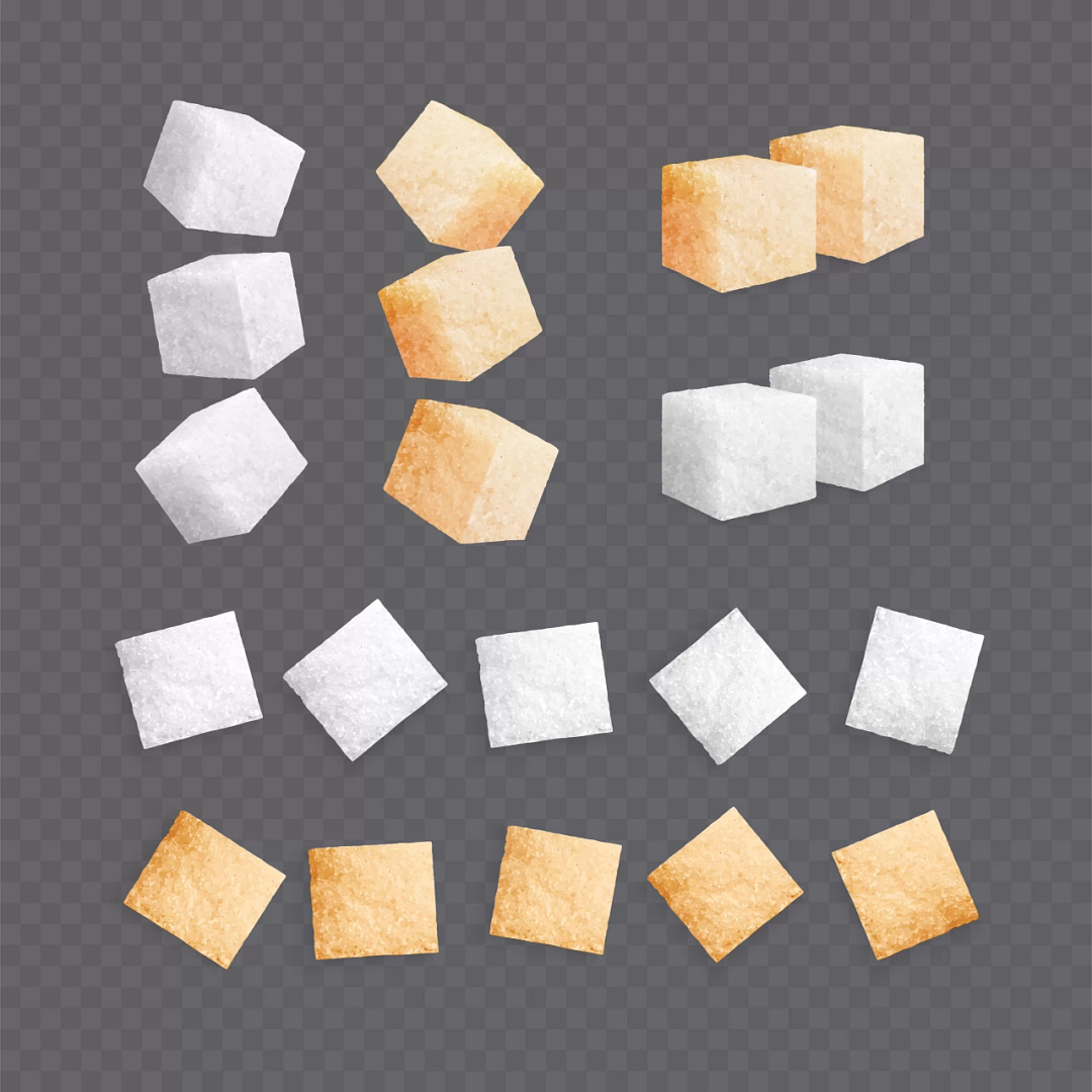 Sugar Cubes Realistic Set